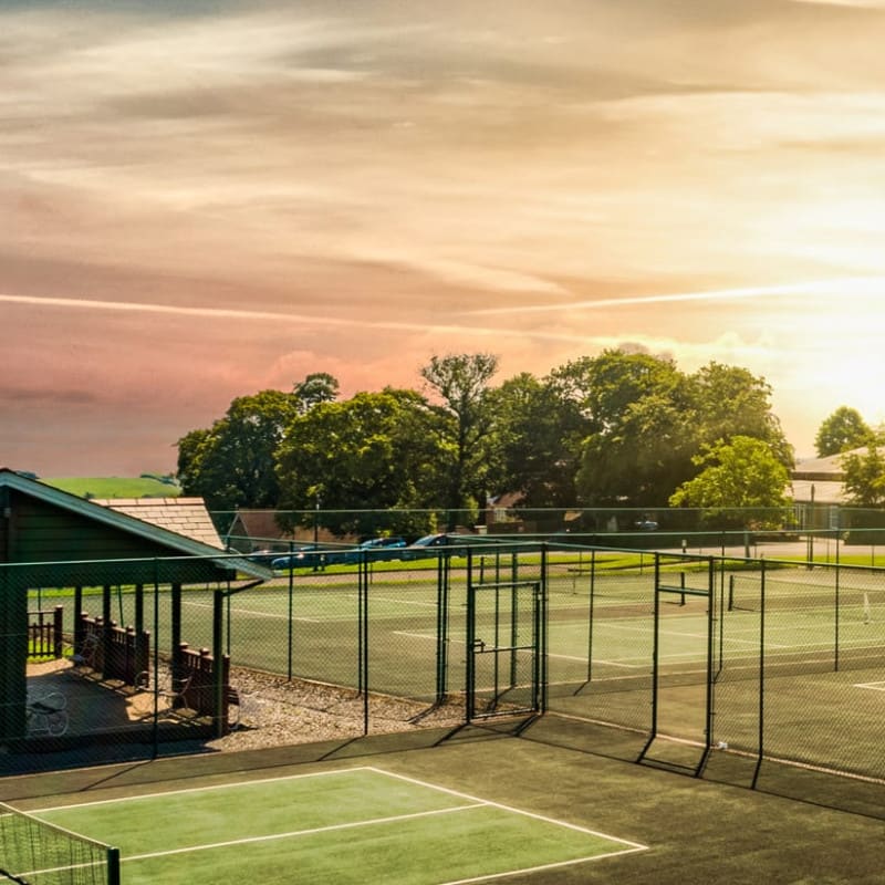 Tennis courts